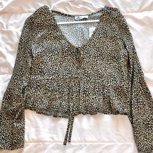NEW Hollister Animal print top